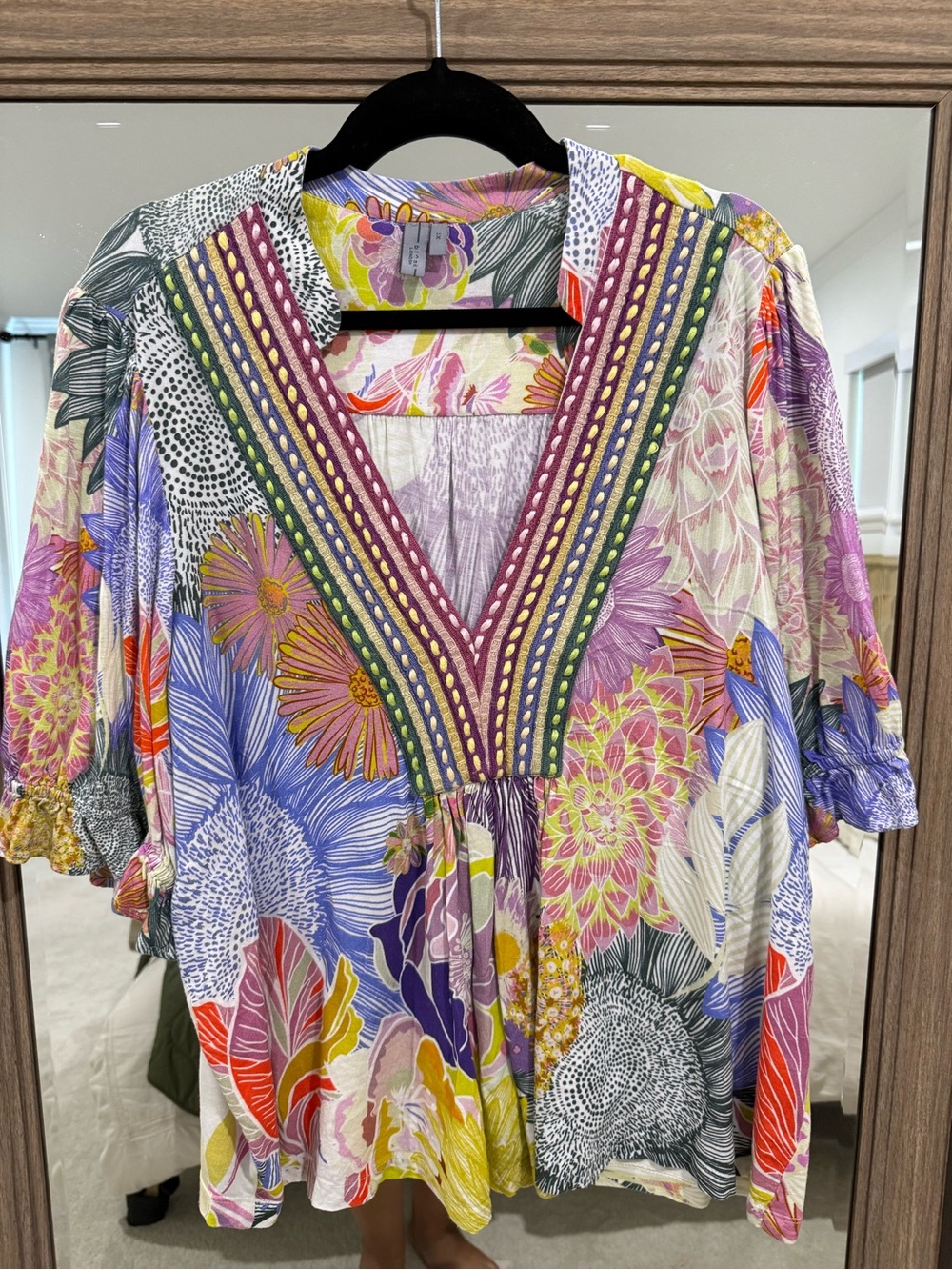 Anthropologie Bl-nk Stephanie Top Size 1X